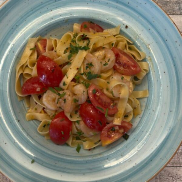 TAGLIATELLE CU CREVETI